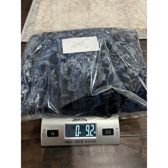 Periphery Neiman Marcus Velvet Brocade Jacket Blue Sz Medium Goth Steampunk - Picture 9 of 9